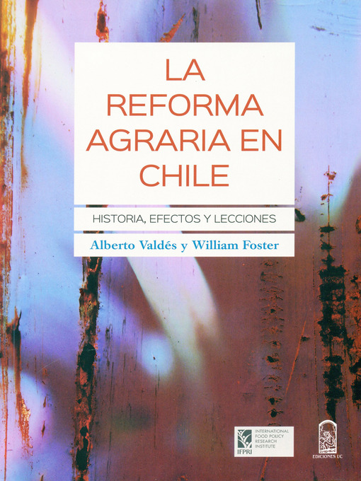 Title details for La reforma agraria en Chile by Alberto Valdés - Available